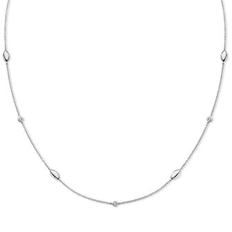 COLLIER - Or blanc 18 cts | One More