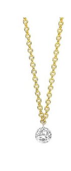 Chaine avec pendentif - Or jaune 18 cts | K-Collection