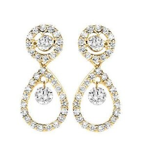 Boucles d&#039;oreilles - Or jaune 18 cts | DAVICE