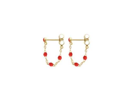 Boucles d&#039;oreilles - Or et r&eacute;sine | Gigi Clozeau