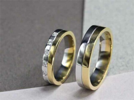 K-Cr&eacute;ations - Or bicolore 18 cts | K-Alliances