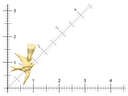 Pendentif - Or jaune 18 cts | K-Collection