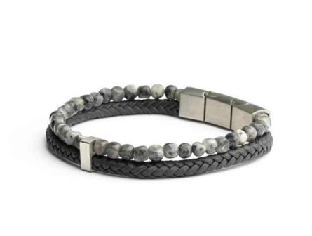 Gemini - Cuir+Pierres