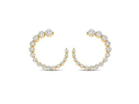 Boucles d&#039;oreilles - Or jaune 18 cts | K-Collection