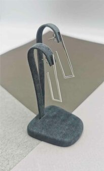 K-Cr&eacute;ations - Or blanc 18 cts | Boucle d&#039;oreille