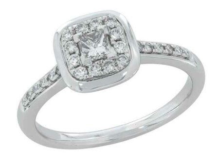Bagues 1 - Or blanc 18 cts | K-Collection