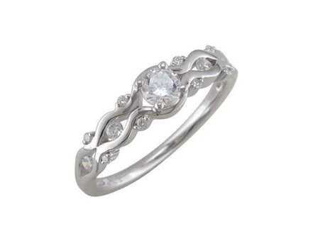 Bagues 1 - Or blanc 18 cts | K-Collection