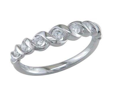 Bagues 1 - Or blanc 18 cts | K-Collection