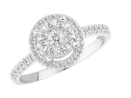 Bagues 2 - Or blanc 18 cts | K-Collection