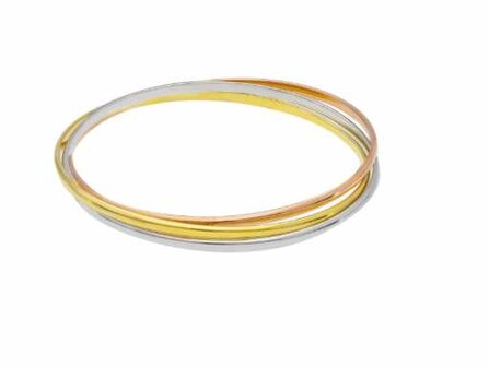 Bracelet or - Tricolore | K-Collection