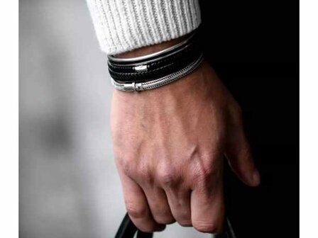 Rebel&amp;Rose - Cuir+Argent