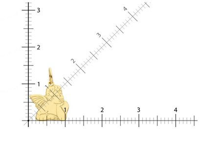 Pendentif - Or jaune 18 cts | K-Collection