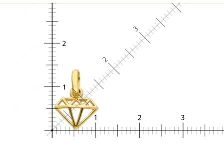 Pendentif - Or jaune 18 cts | K-Collection