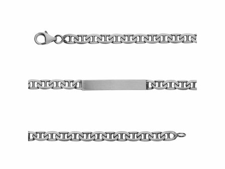 Matricules - Argent Rhodi&eacute; | K-Collection
