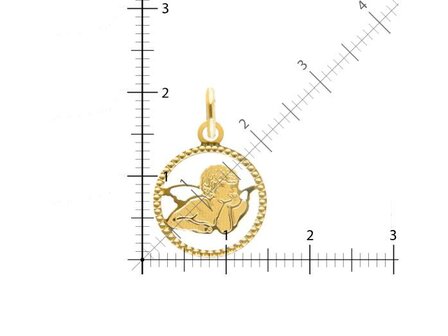 Pendentif - Or jaune 18 cts | K-Cr&eacute;ations