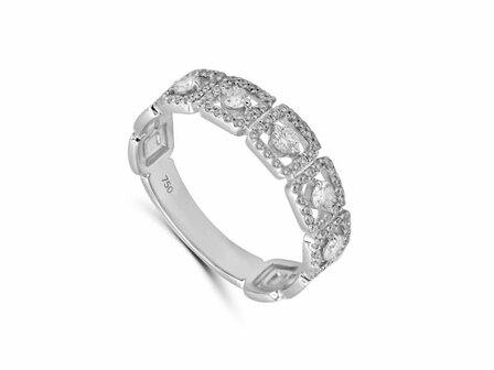 Bagues 2 - Or blanc 18 cts | K-Collection