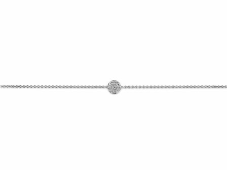 Bracelet or - Or blanc 18 cts | Brillant