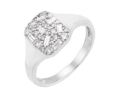 Bagues 2 - Or blanc 18 cts | K-Collection