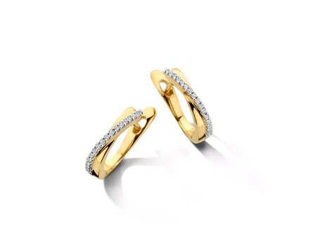 Boucles d'oreilles - Or jaune 18 cts | K-Collection