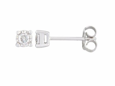 Boucles d'oreilles - Or blanc 18 cts | K-Collection