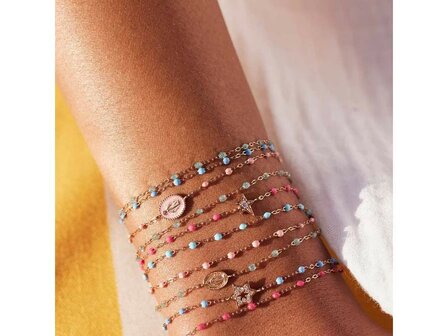 Bracelet or - Or et r&eacute;sine | Gigi Clozeau