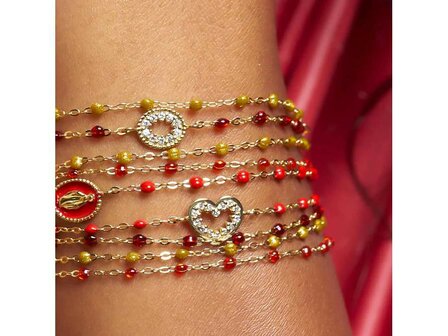 Bracelet or - Or et r&eacute;sine | Gigi Clozeau