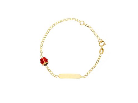 Matricules b&eacute;b&eacute; - Or jaune 18 cts | K-Collection
