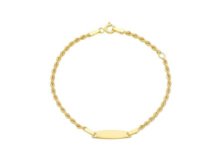 Matricules b&eacute;b&eacute; - Or jaune 18 cts | K-Collection