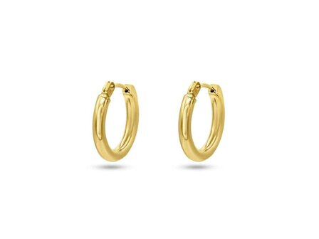 Boucles d'oreilles - Or jaune 18 cts | Brillant