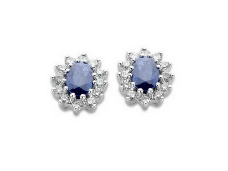 Boucles d'oreilles - Or blanc 18 cts | K-Collection