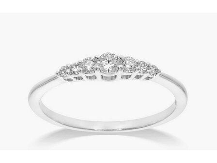 Bagues 4 - Or blanc 18 cts | K-Collection