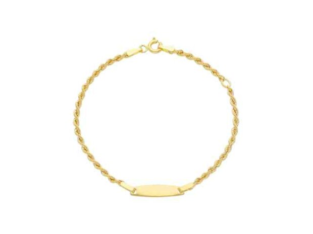 Matricules b&eacute;b&eacute; - Or jaune 18 cts | K-Collection