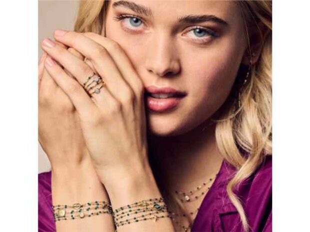 Bracelet or - Or et résine | Gigi Clozeau