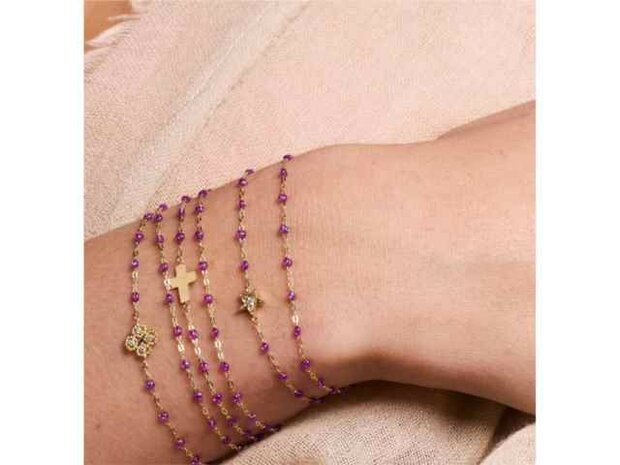 Bracelet or - Or et résine | Gigi Clozeau