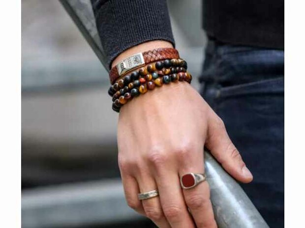 Rebel&Rose - Cuir+Argent