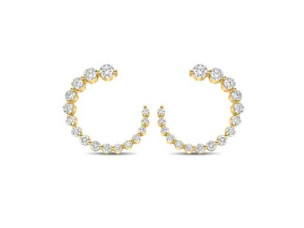 Boucles d'oreilles - Or jaune 18 cts | K-Collection