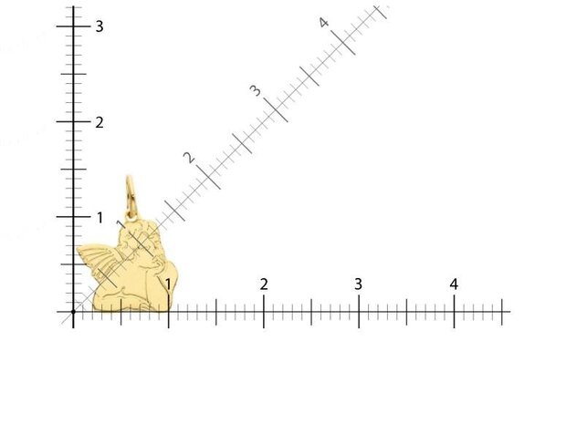 Pendentif - Or jaune 18 cts | K-Collection