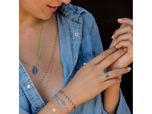 Bracelet or - Or et r&eacute;sine | Gigi Clozeau