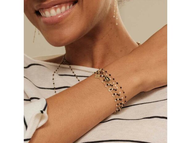 Bracelet or - Or et r&eacute;sine | Gigi Clozeau