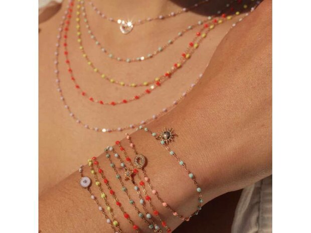 Bracelet or - Or et r&eacute;sine | Gigi Clozeau