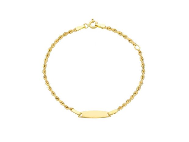 Matricules b&eacute;b&eacute; - Or jaune 18 cts | K-Collection