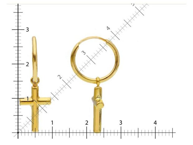 Boucles d'oreilles - Or jaune 18 cts | K-Collection