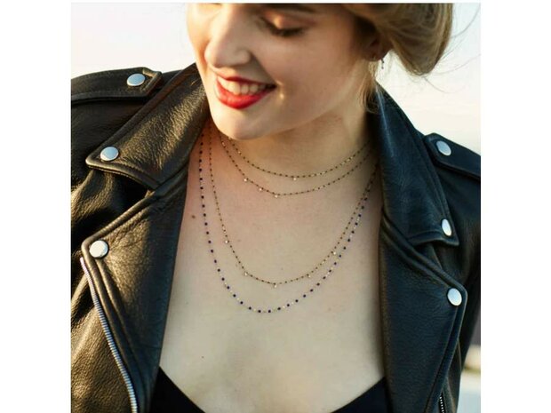 COLLIER - Or et r&eacute;sine | Gigi Clozeau