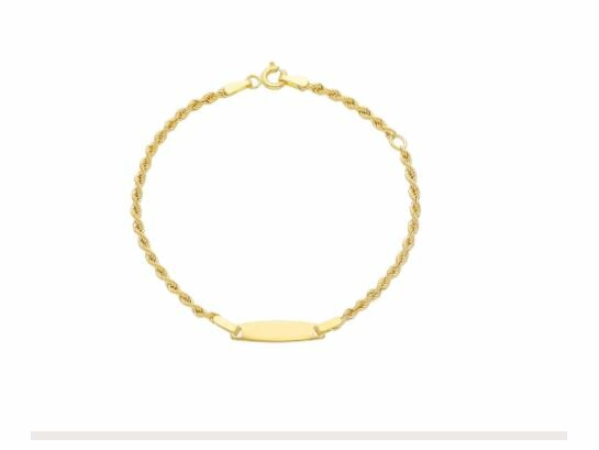 Matricules b&eacute;b&eacute; - Or jaune 18 cts | K-Collection