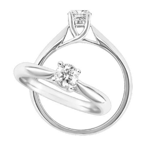 Bagues 1 - Or blanc 18 cts