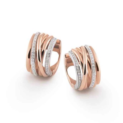Boucles d'oreilles - Or Rose 18 cts | Al Coro