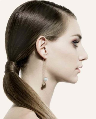 Boucles d'oreilles - Perle+or jaune | Alessandra Dona
