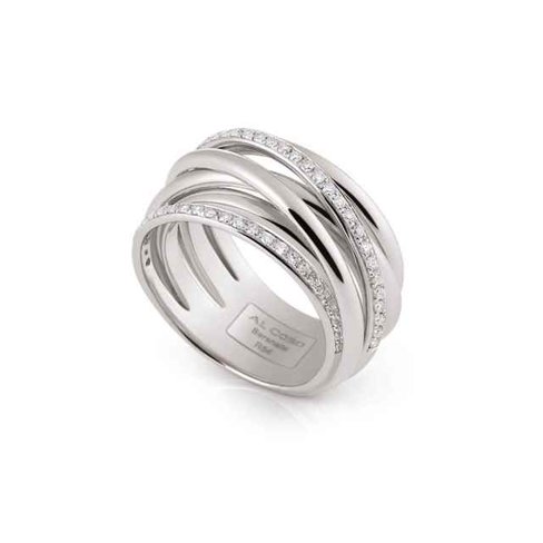 Bagues 1 - Or blanc 18 cts | Al Coro