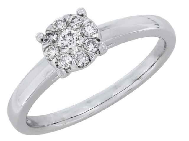 Bagues 1 - Or blanc 18 cts | K-Collection