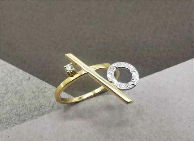 K-Créations - Or bicolore 18 cts | Bague